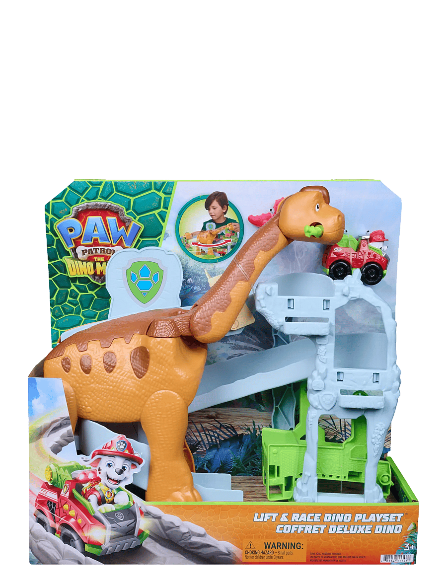 Paw Patrol - Paw Patrol: Dino Filmen Dino Pup Squad Lift & Race - film- & eventyrsfigurer - multi - 0
