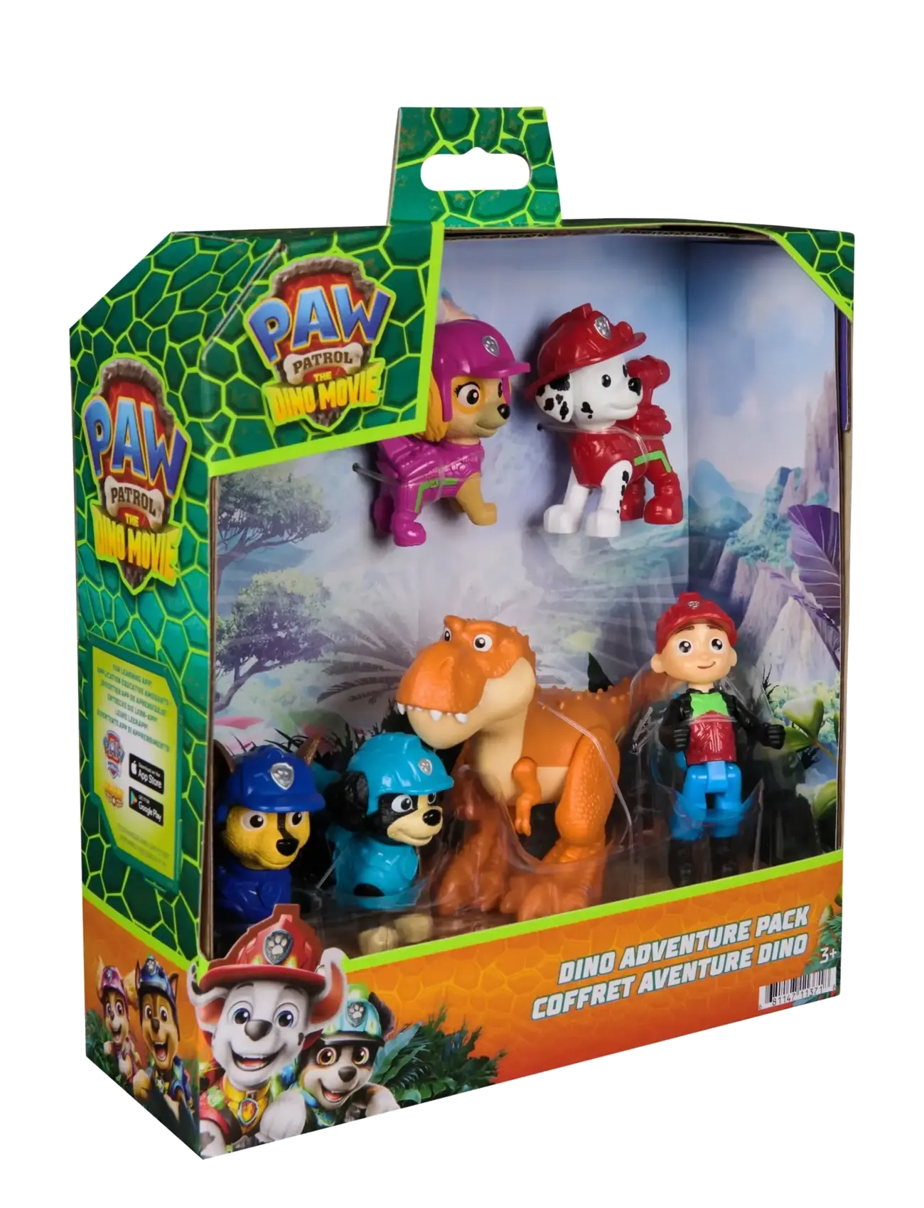 Paw Patrol - Paw Patrol: Dinosaurie-filmen Dino teampaket - film & sagofigurer - multi - 5