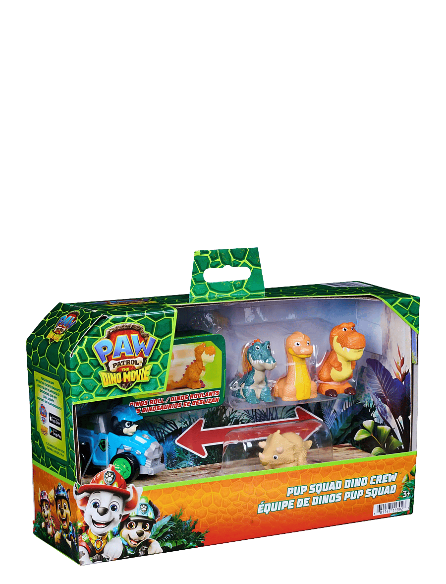 Paw Patrol - Paw Patrol Movie 3 Dino Rex's Dino Crew Pack - multi - 4