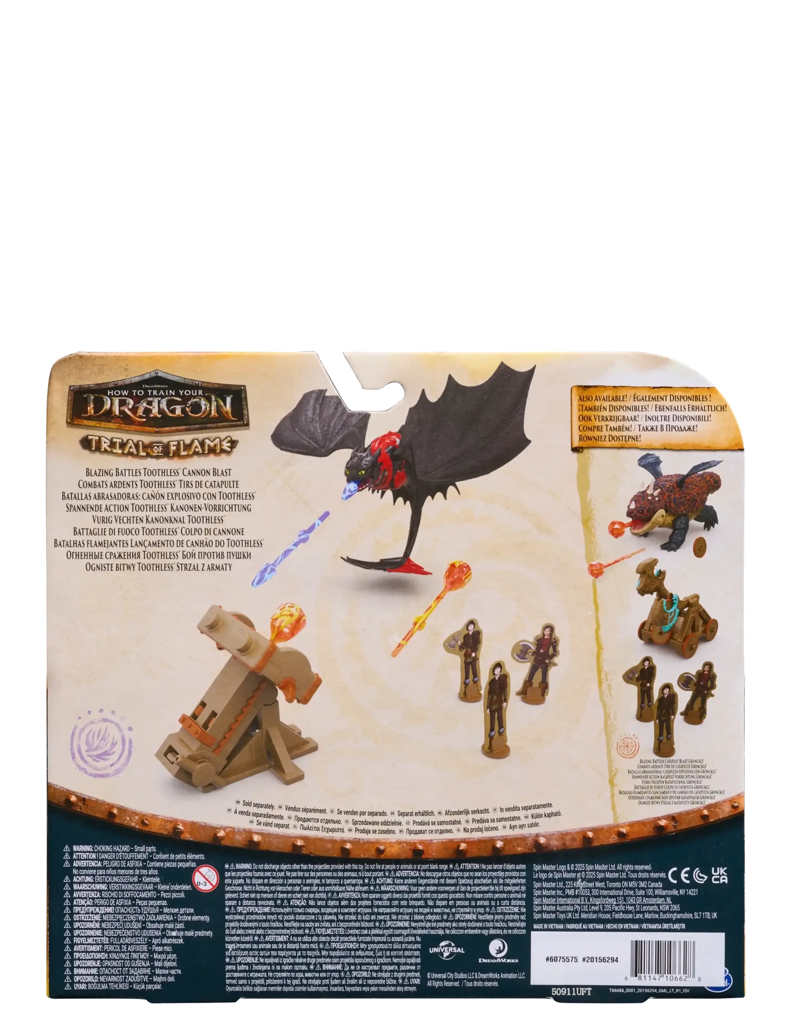 Dragon - Dragons Blazing Battle Cannon Blast w/Toothless - film & sagofigurer - multi - 2