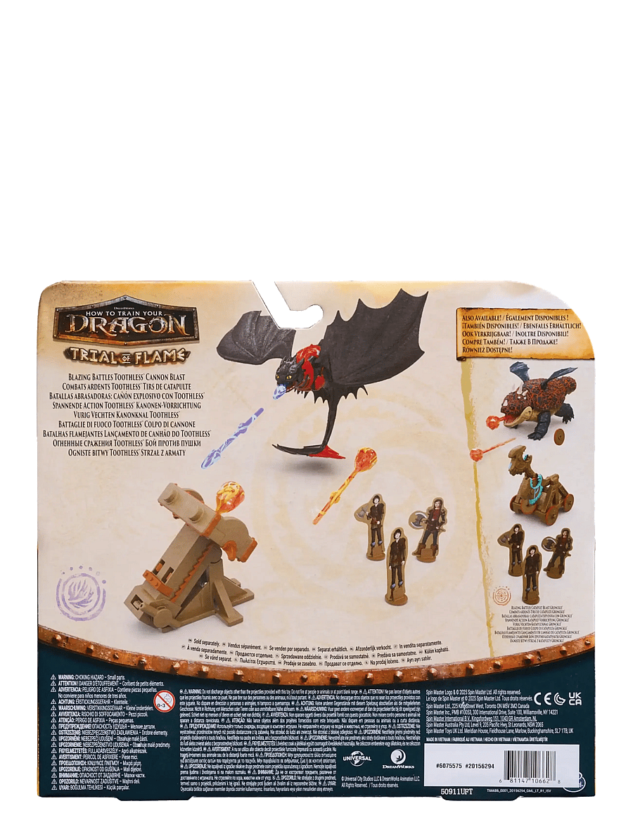 Dragon - Dragons Blazing Battle Cannon Blast w/Toothless - film- & eventyrsfigurer - multi - 2