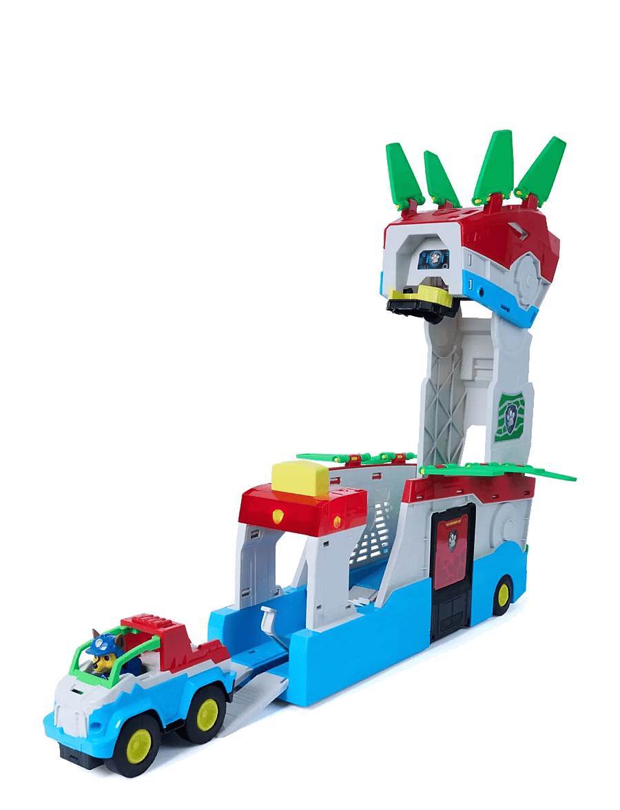 Paw Patrol - Paw Patrol: Dinosaurie-filmen 2-i-1 Dino mobilt högkvarter - lekset - multi - 0