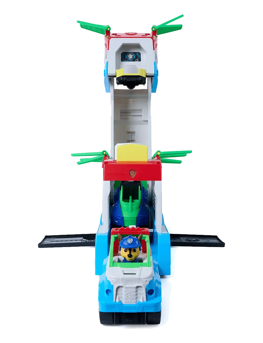 Paw Patrol - Paw Patrol: Dinosaurie-filmen 2-i-1 Dino mobilt högkvarter - lekset - multi - 5