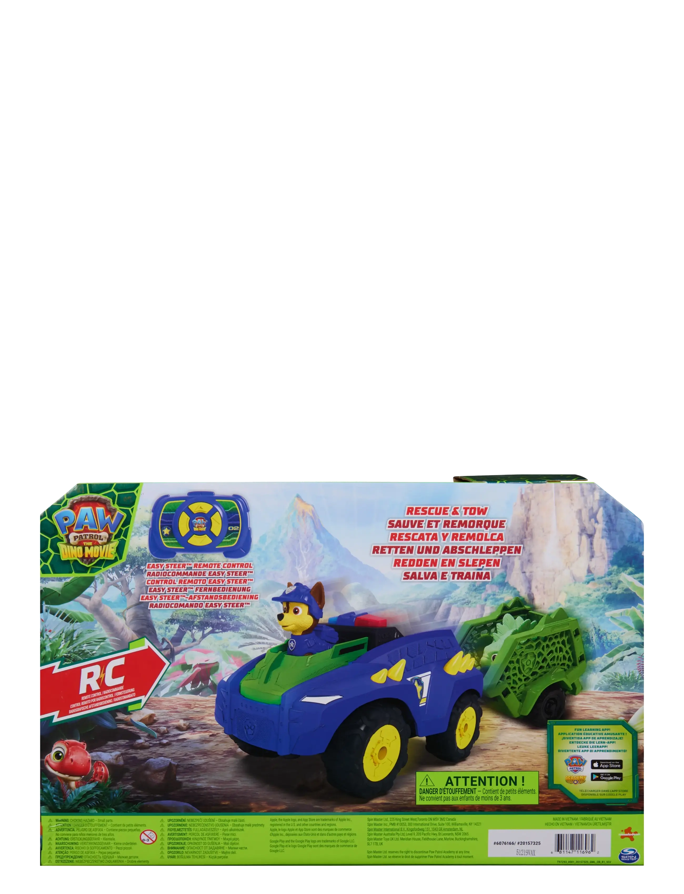 Paw Patrol - Paw Patrol: Dino Filmen Dino Træk & Dash RC - multi - 3