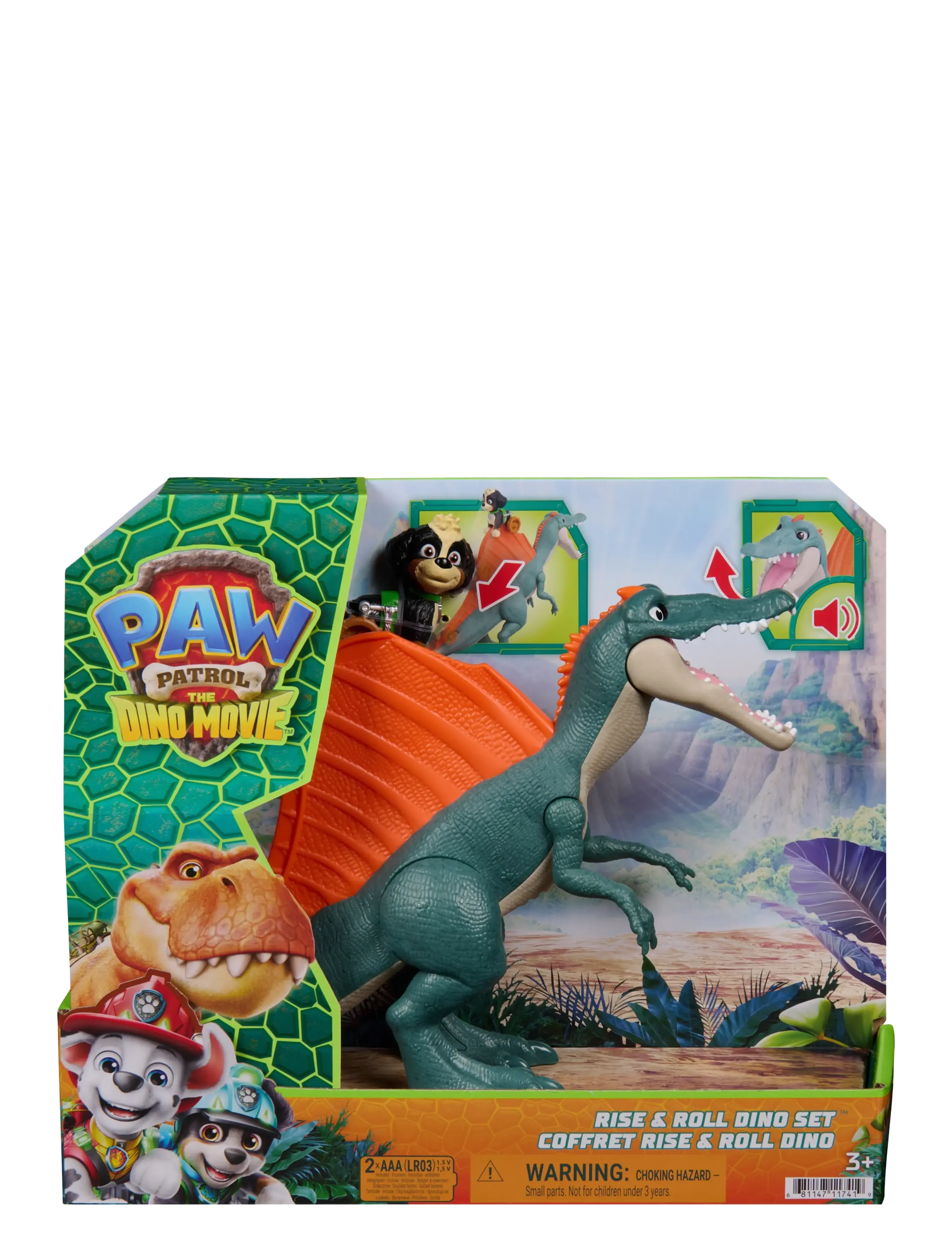 Ryhmä Hau Ryhmä Hau: Dinoelokuva Rise & Roll -dinosetti - Elokuvat ja tarinahahmot - MULTI / multi
