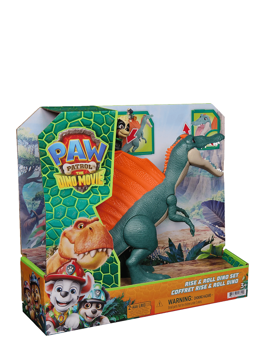 Paw Patrol - Paw Patrol: Dinosaurie-filmen Rise & Roll Dino-set - film & sagofigurer - multi - 2