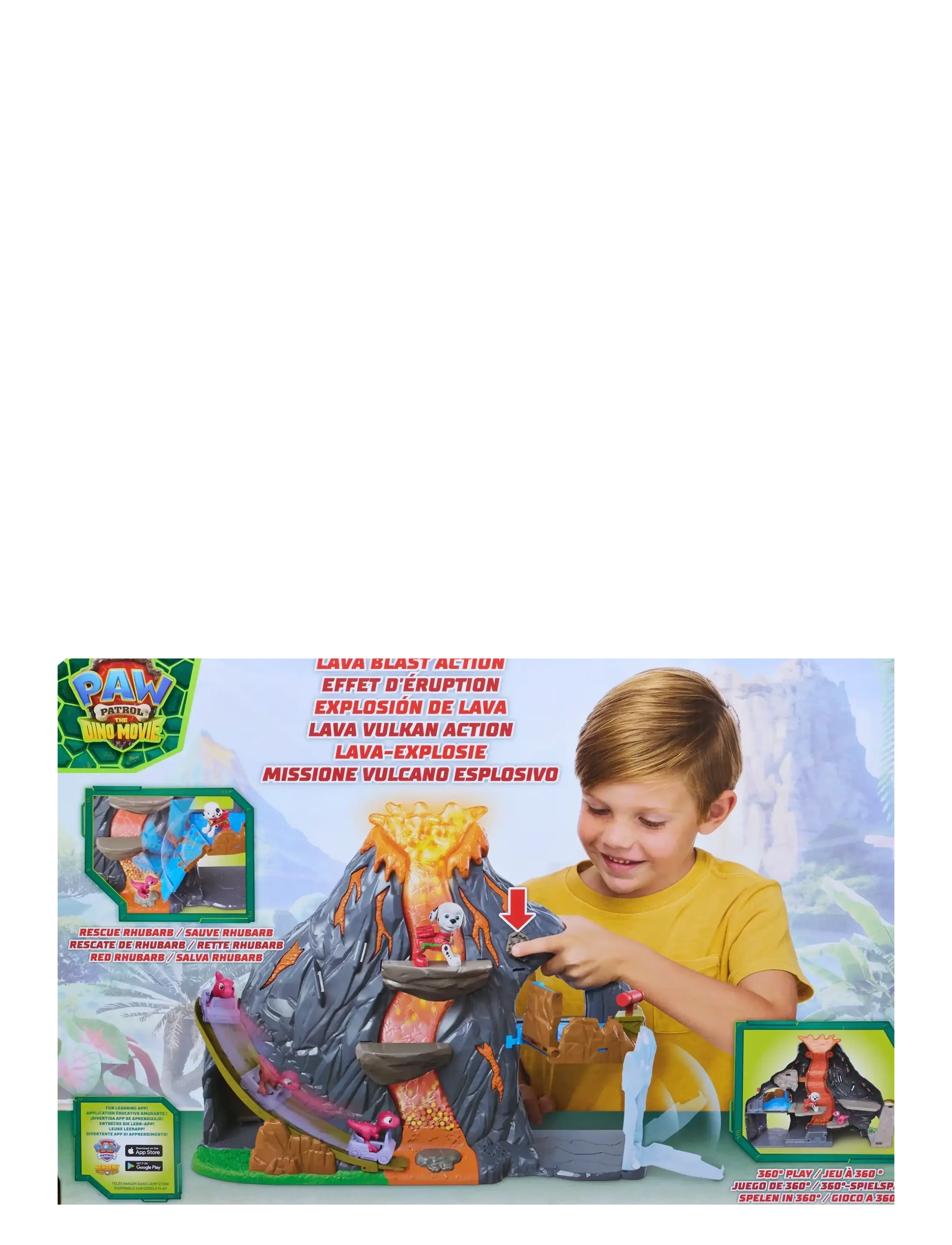 Paw Patrol - Paw Patrol Movie 3 Super Lava Blast Playset - lekset - multi - 3