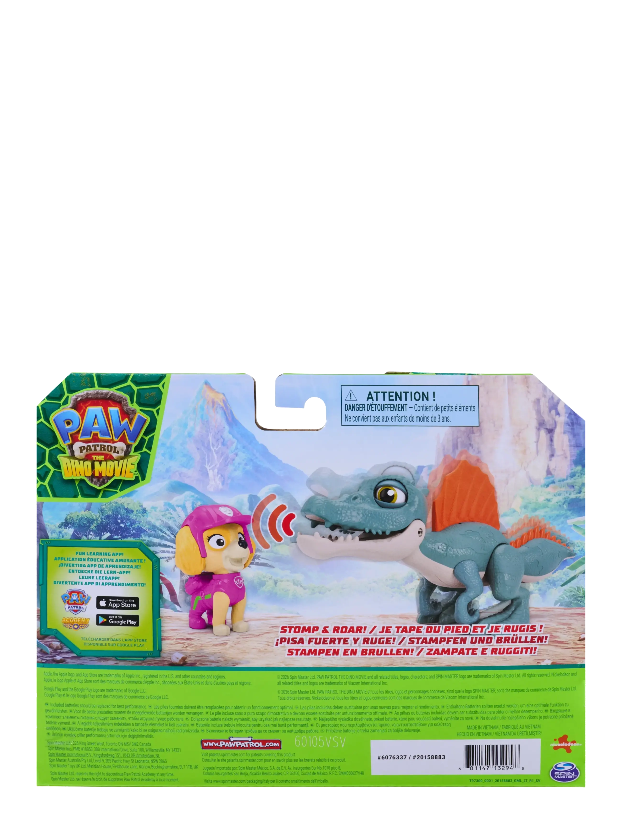 Paw Patrol - Paw Patrol Movie 3 Roaring Pup Pals Skye - multi - 4