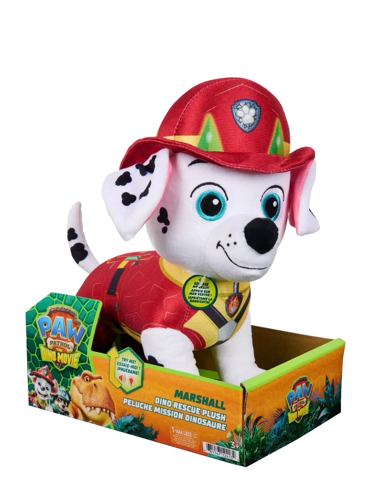 Paw Patrol Paw Patrol Movie 3 Marshall Feature Plush 25cm - Paw Patrol - MULTI / multi