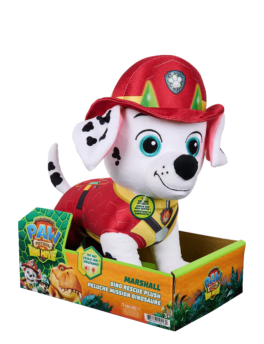 Paw Patrol - Paw Patrol Movie 3 Marshall Feature Plush 25cm - tøjdyr - multi - 0