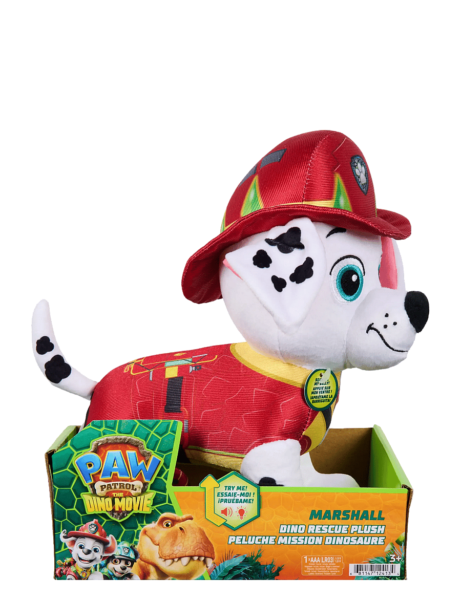 Paw Patrol - Paw Patrol Movie 3 Marshall Feature Plush 25cm - tøjdyr - multi - 2