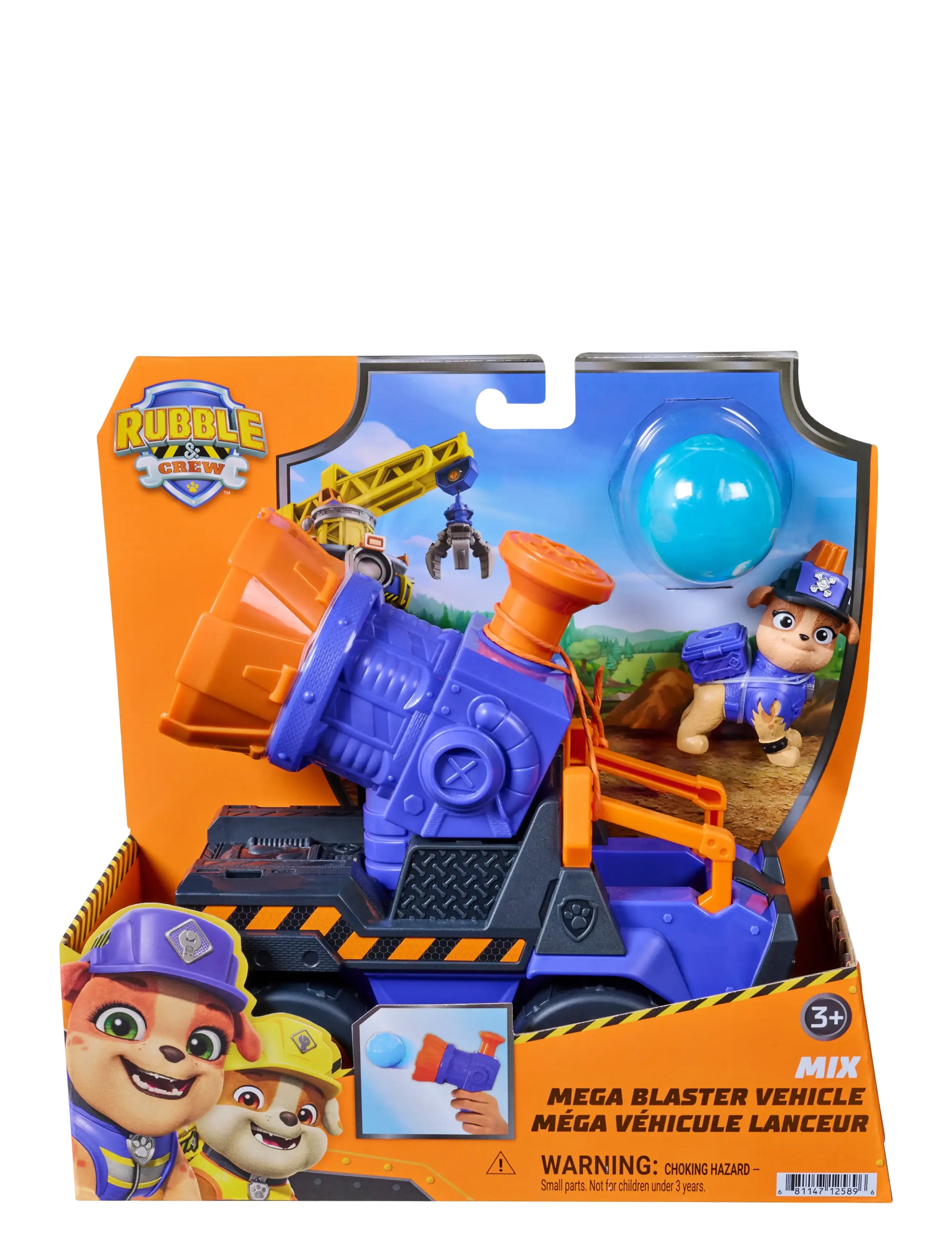 Paw Patrol Rubble & Crew Mix's Mega Blaster Vehicle - Leksaker - MULTI / multi