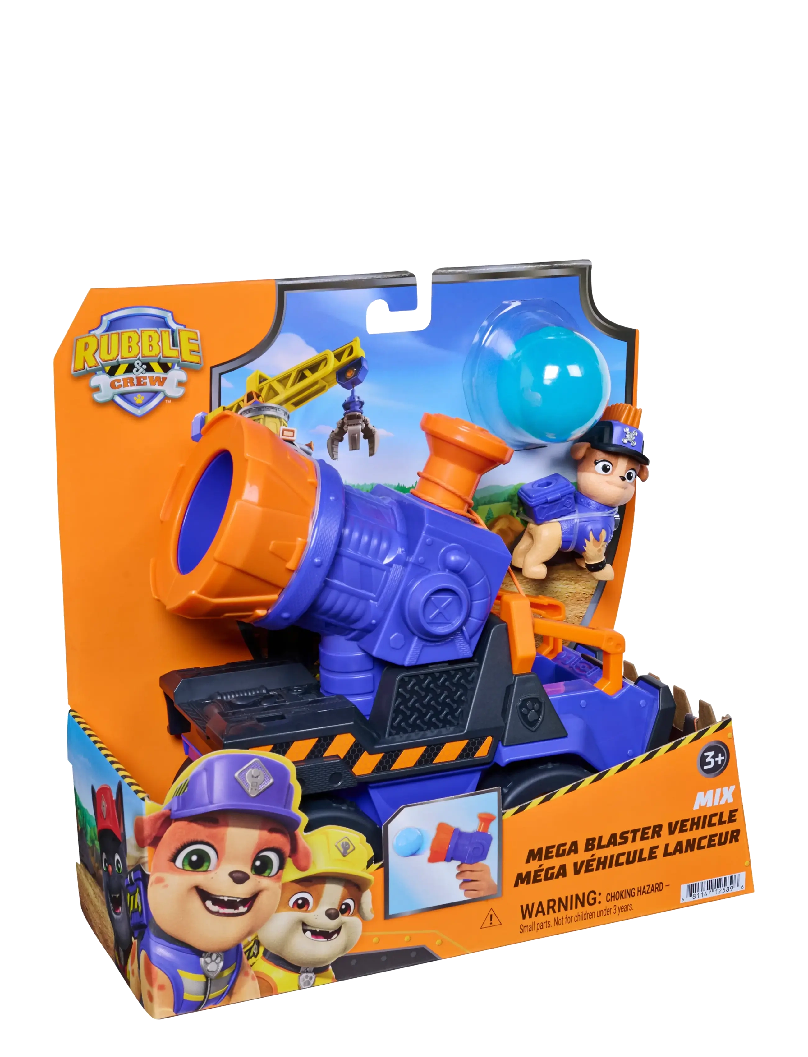 Paw Patrol - Rubble & Crew Mix's Mega Blaster Vehicle - lekset - multi - 5