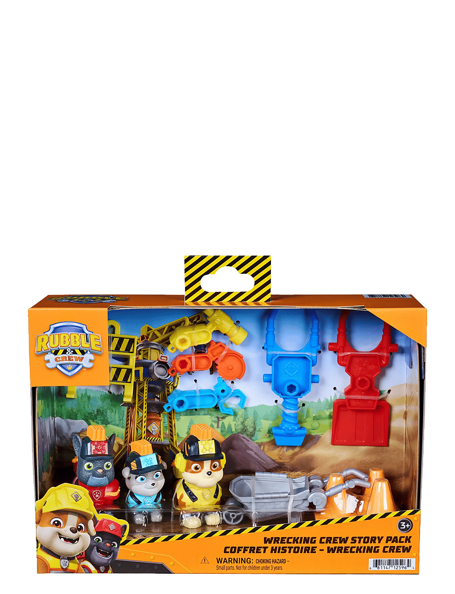 Paw Patrol - Rubble & Crew Wrecking Crew story pack - film & sagofigurer - multi - 0