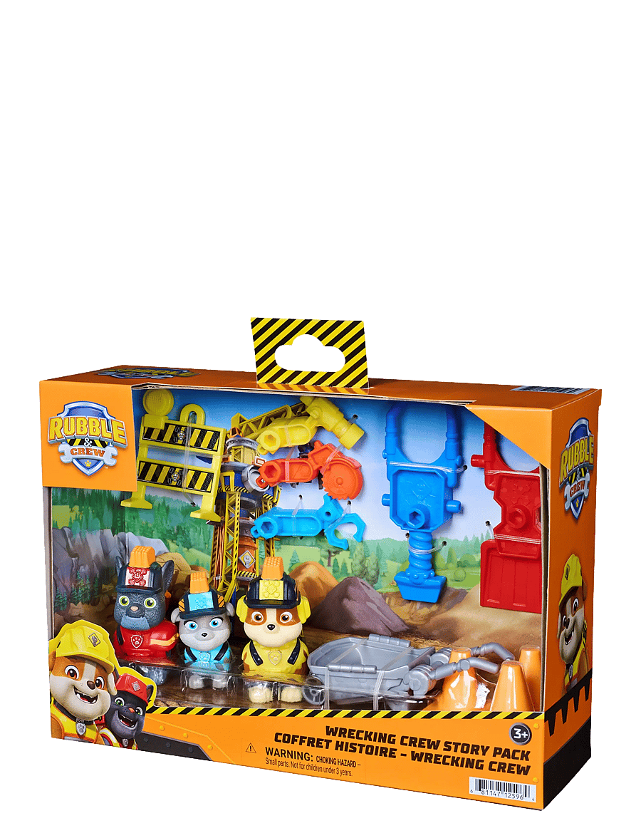Paw Patrol - Rubble & Crew Wrecking Crew story pack - film & sagofigurer - multi - 5