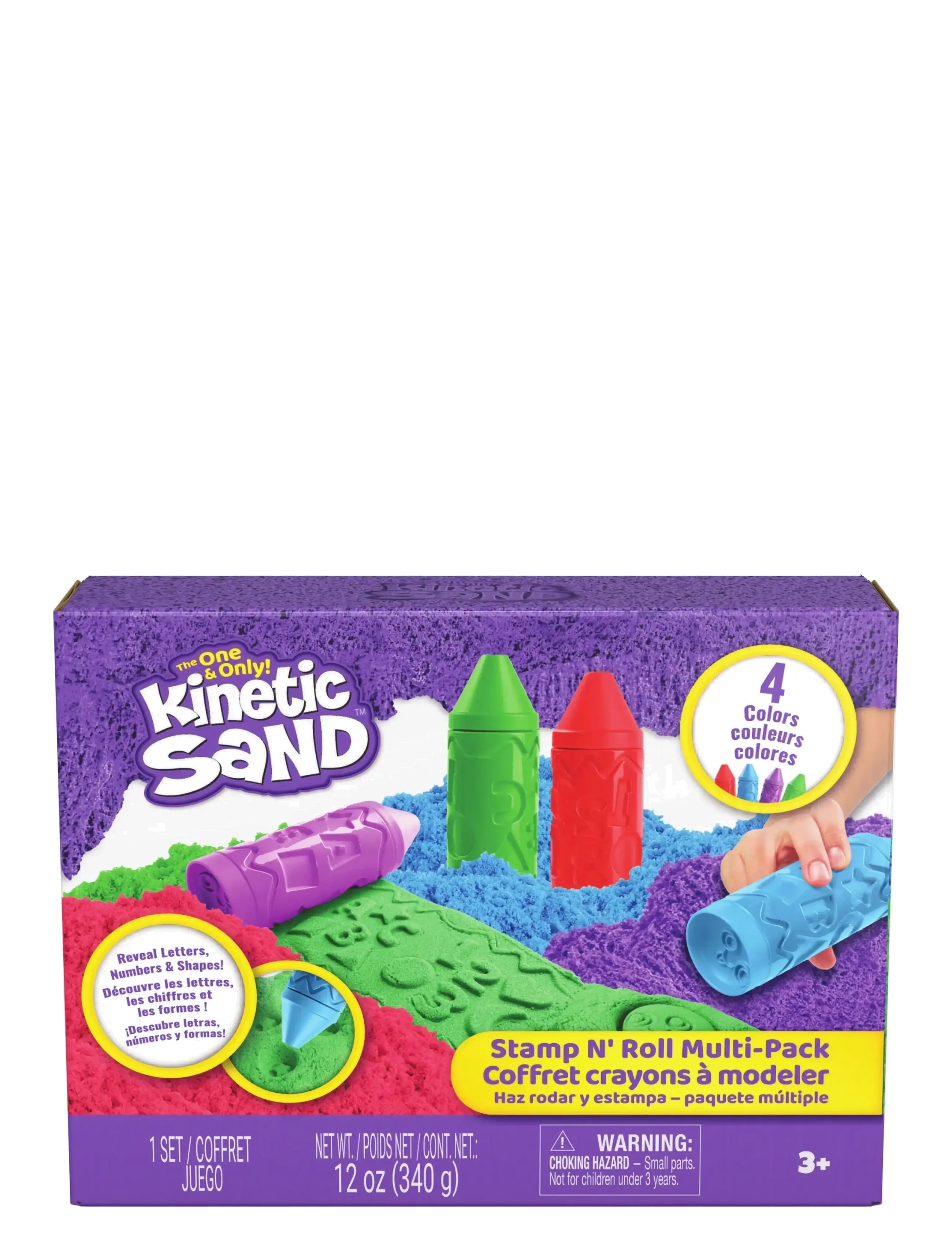 MAKI Kinetic Sand Stamp N' Roll Multipack, One Size, Multi/patterned, Håndværk > Legemasse, Børn