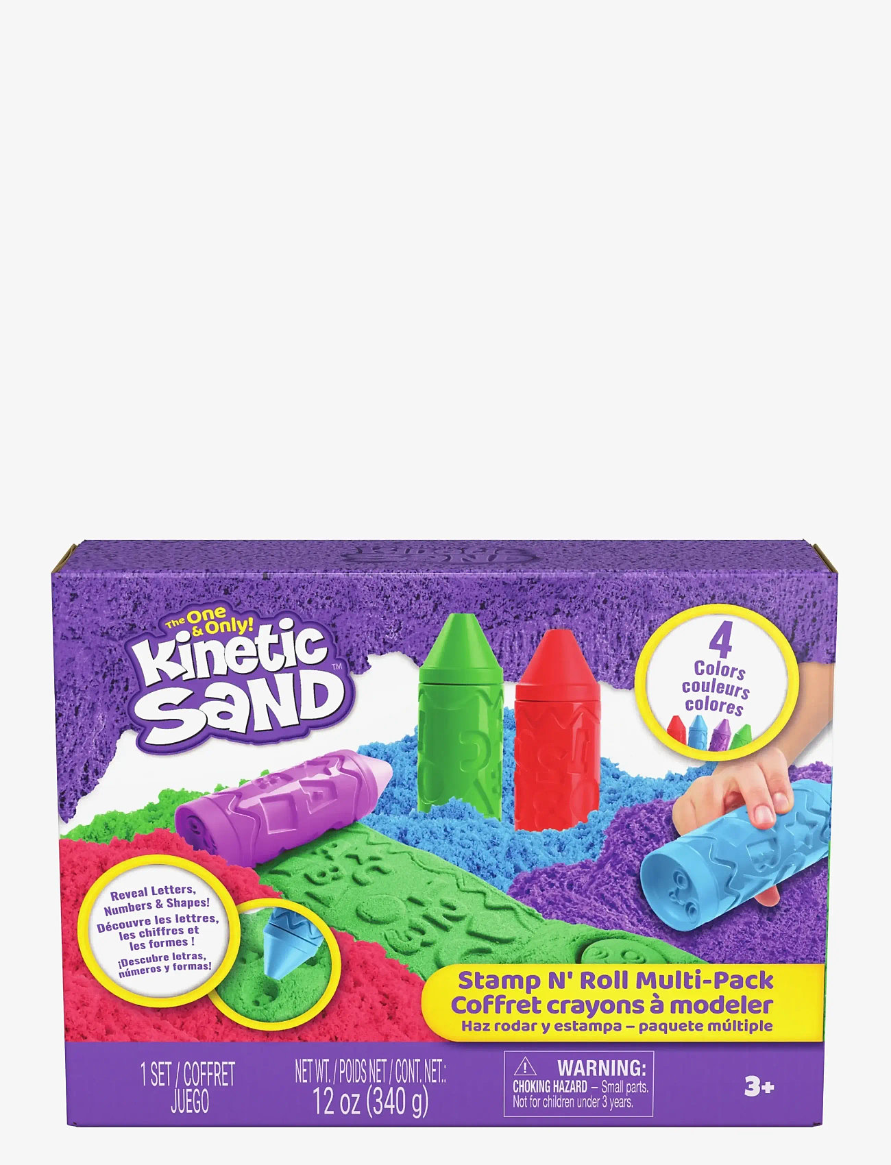 MAKI - Kinetic Sand Stamp N' Roll Multipack - modellervoks - multi - 0