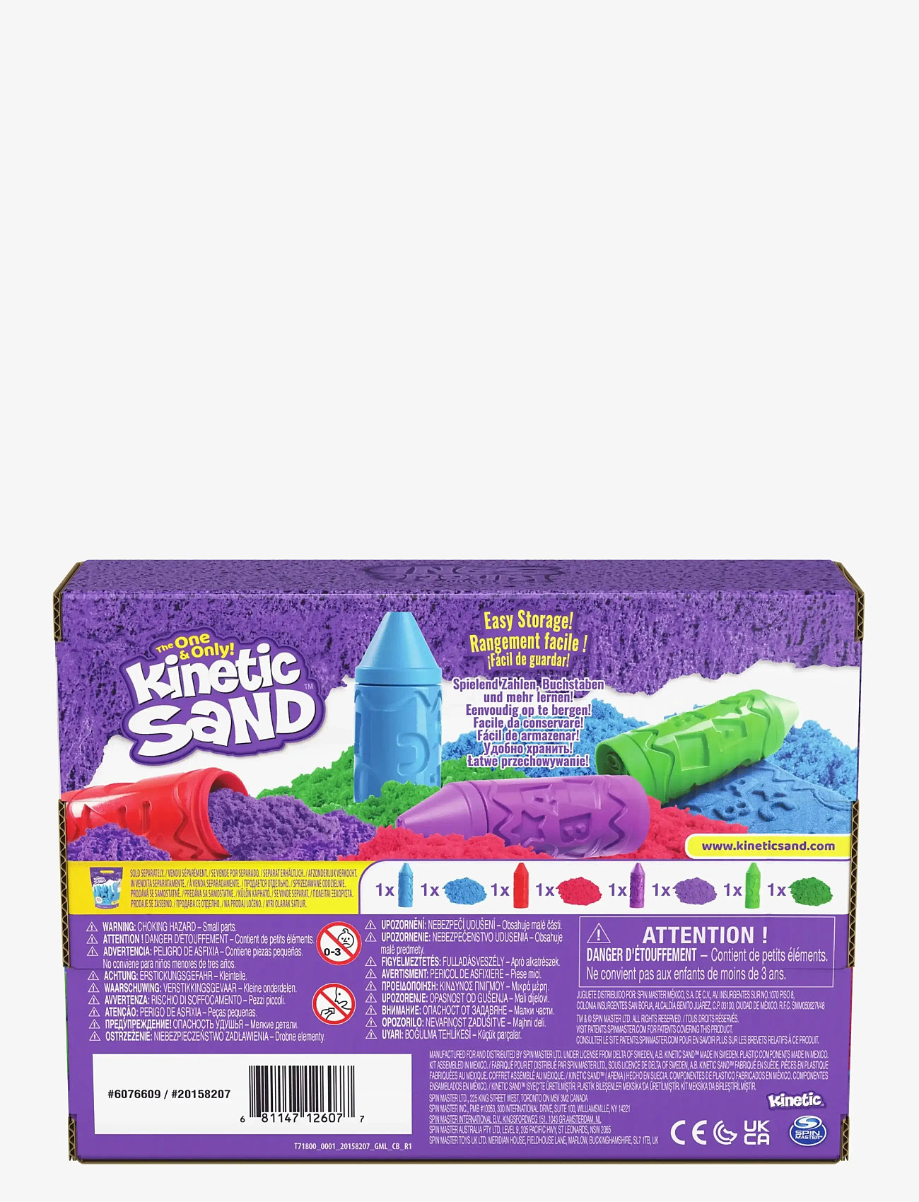 MAKI - Kinetic Sand Stamp N' Roll Multipack - modellervoks - multi - 1
