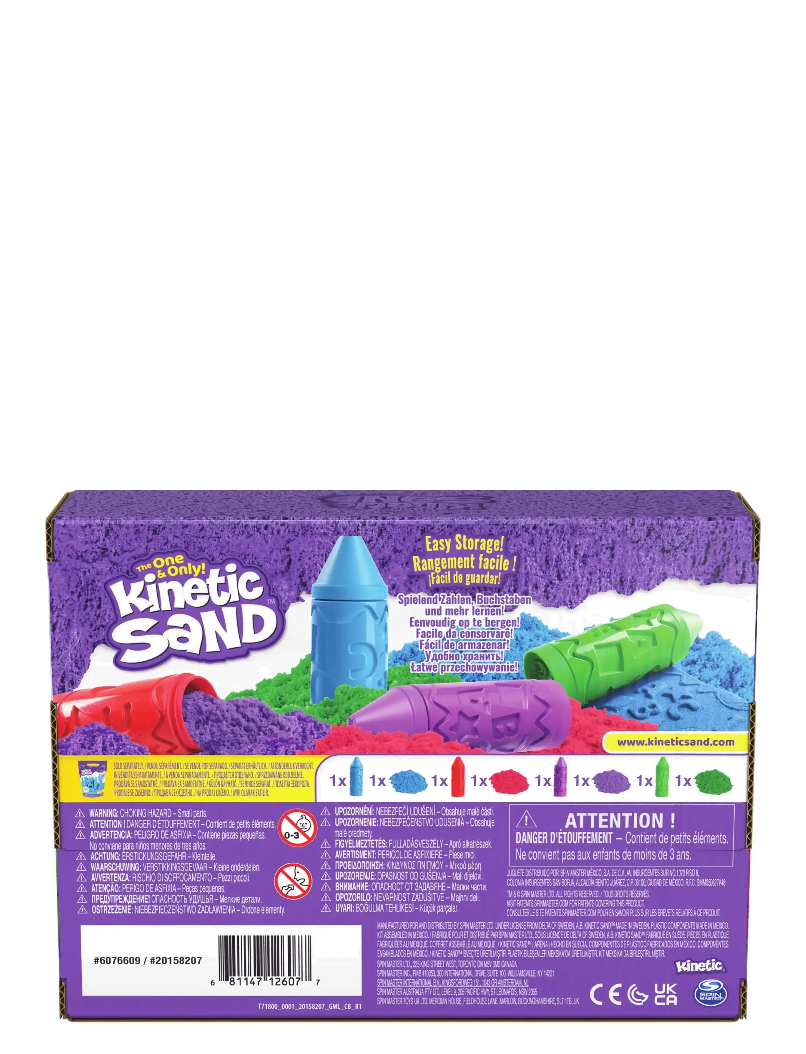 MAKI - Kinetic Sand Stamp N' Roll Multipack - leklera - multi - 1