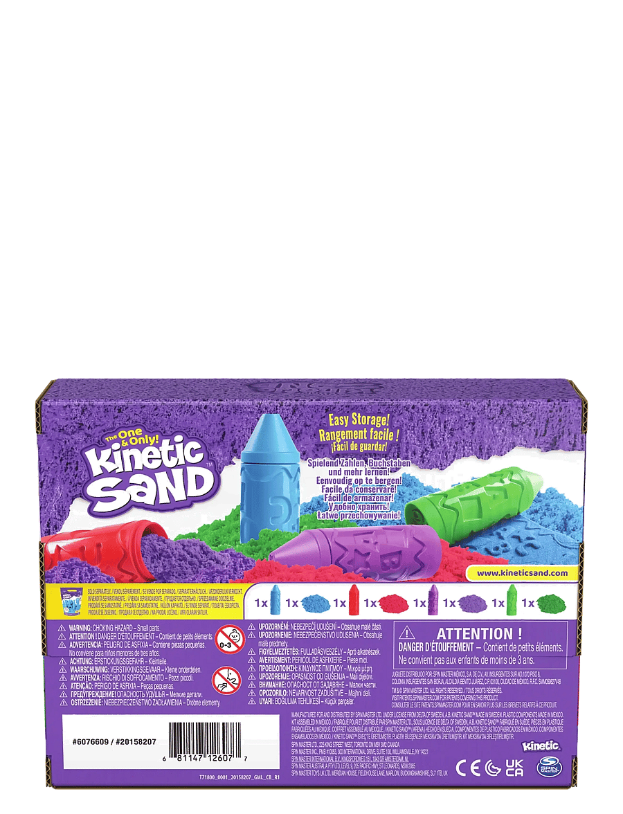MAKI - Kinetic Sand Stamp N' Roll Multipack - leklera - multi - 1