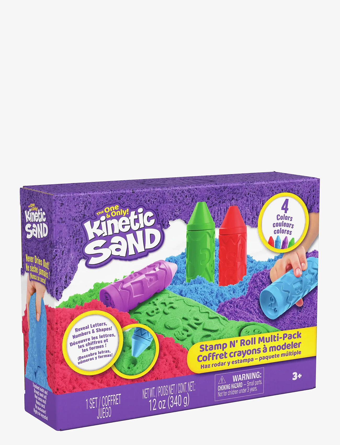 MAKI - Kinetic Sand Stamp N' Roll Multipack - modellervoks - multi - 5