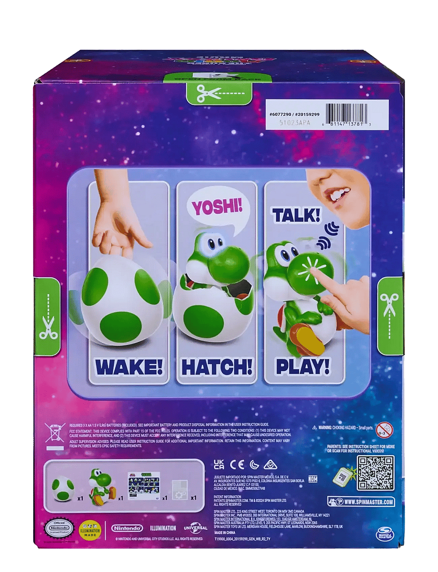 MAKI - Nintendo Super Mario Hatchin Interactive Yoshi - gifts below 15000kr - multi - 5