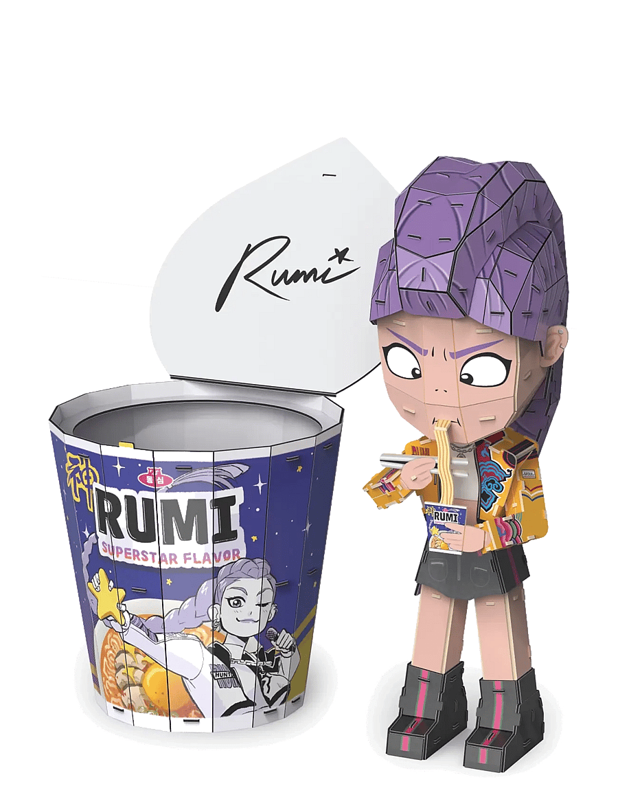 Demon Hunters - KPDH 4D Build Ramen Cup Rumi - 3d-pussel - multi - 2