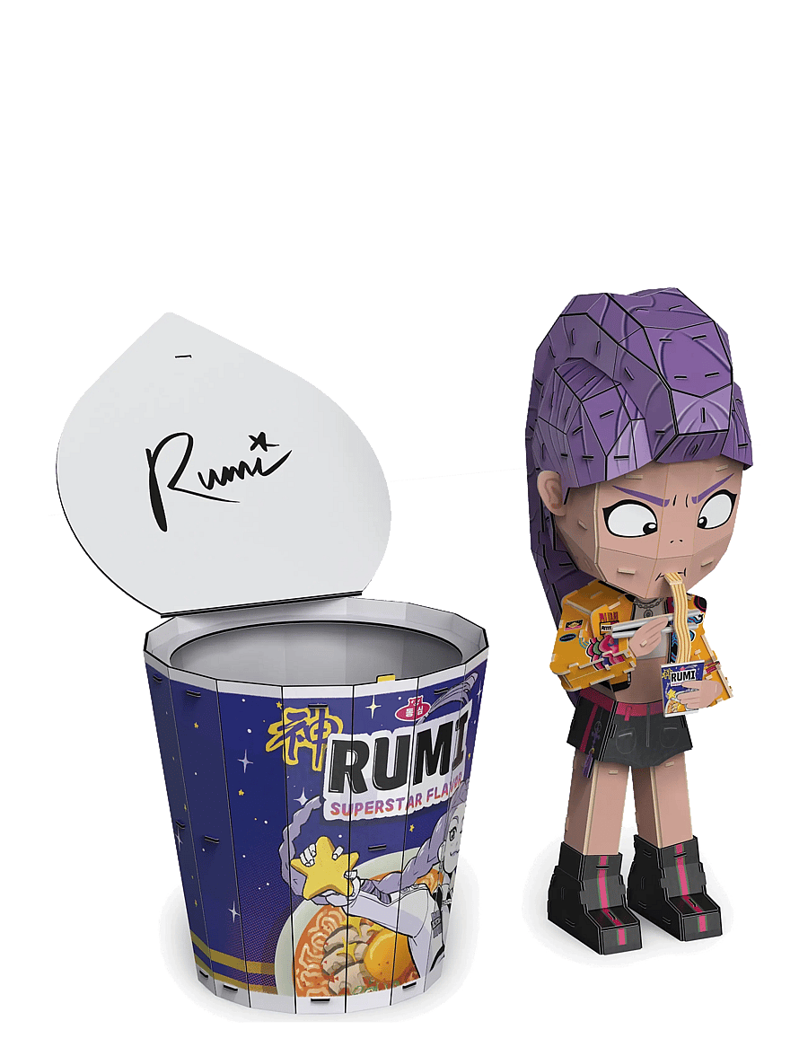 Demon Hunters - KPDH 4D Build Ramen Cup Rumi - 3d-pussel - multi - 3