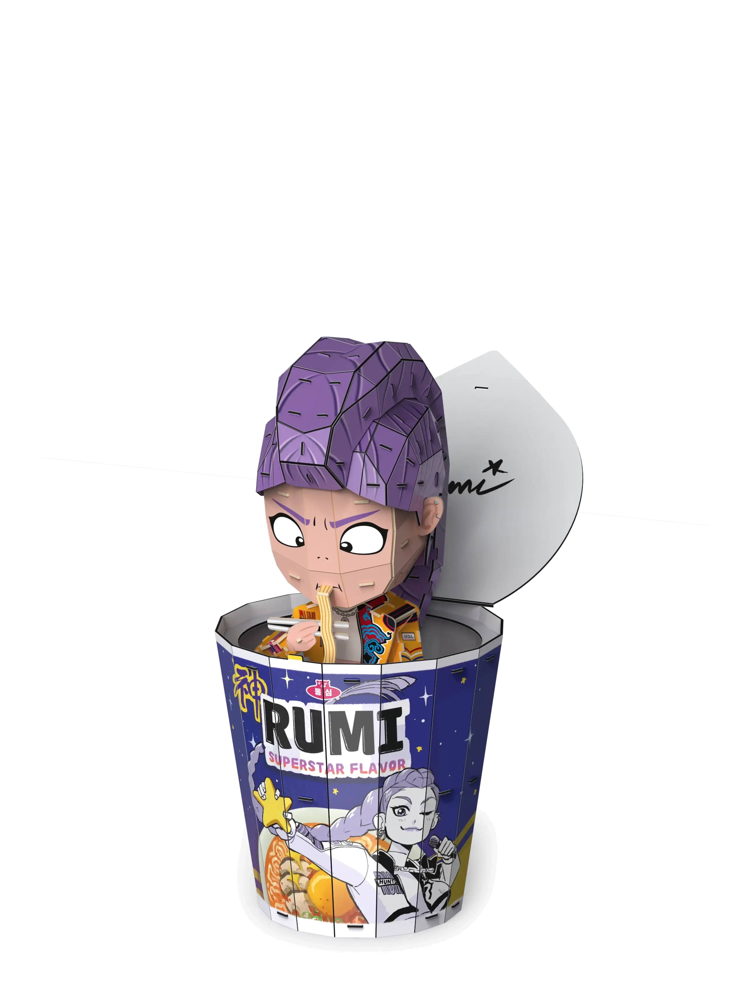 Demon Hunters - KPDH 4D Build Ramen Cup Rumi - 3d-pussel - multi - 4
