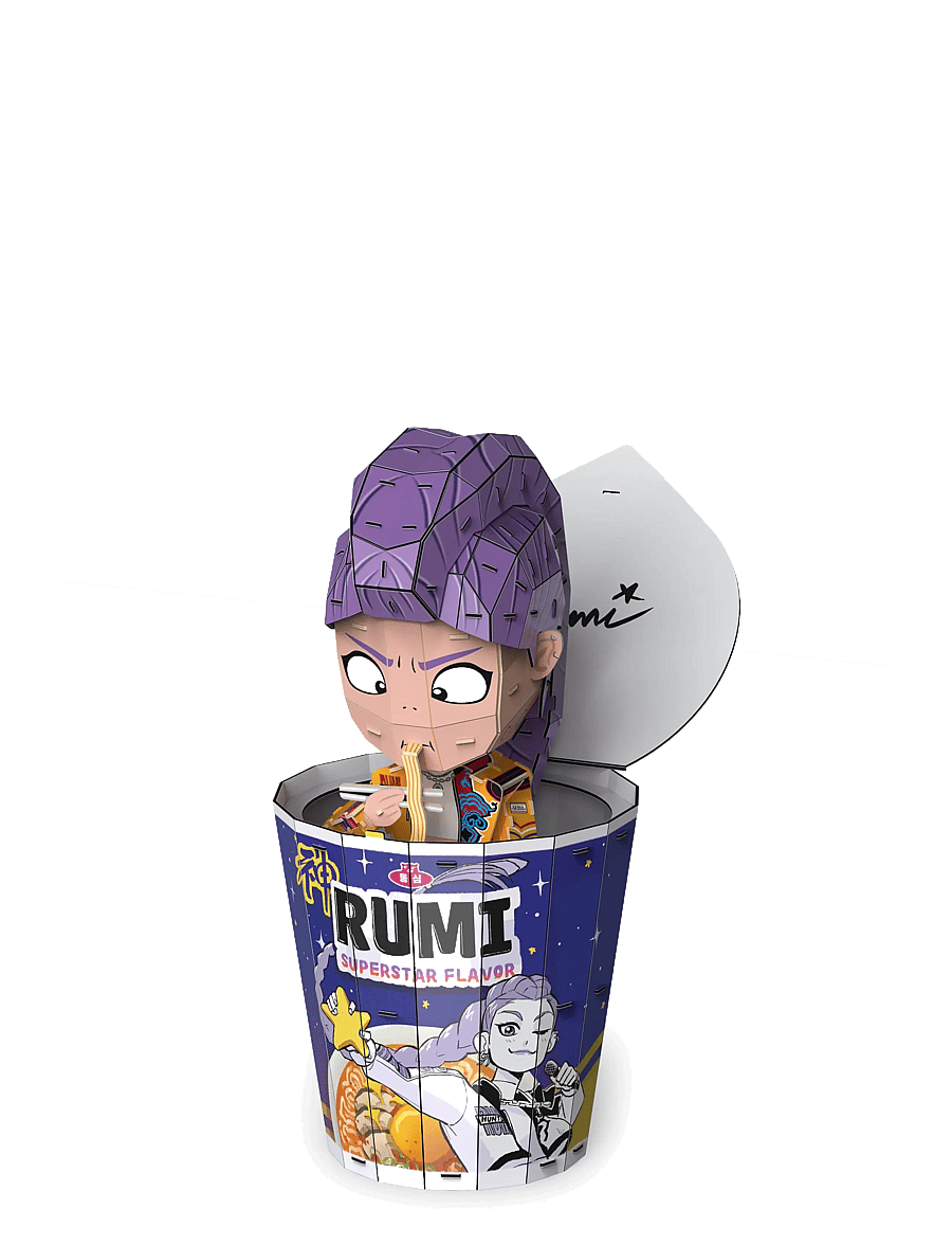Demon Hunters - KPDH 4D Build Ramen Cup Rumi - 3d-pussel - multi - 4