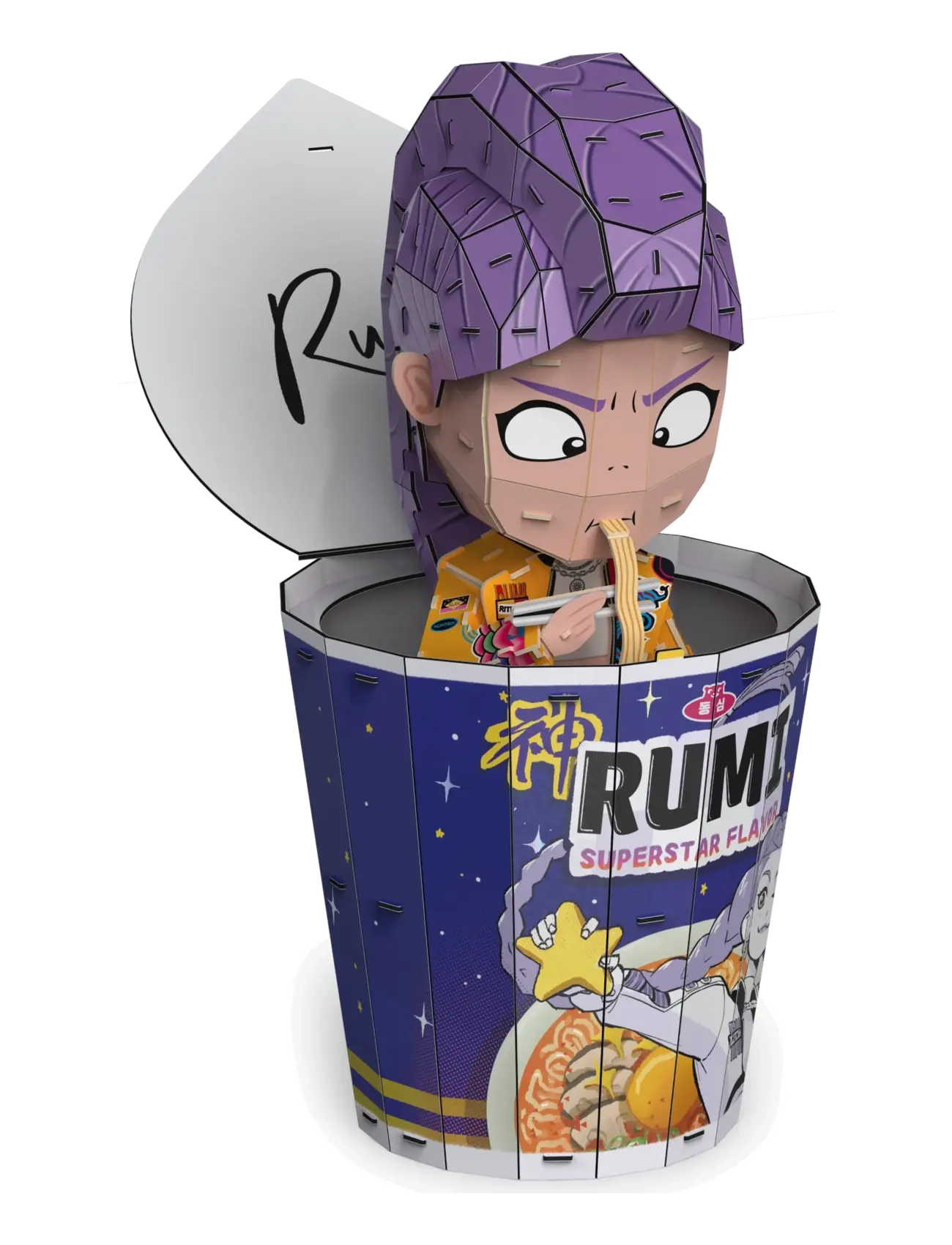 Demon Hunters - KPDH 4D Build Ramen Cup Rumi - 3d-pussel - multi - 5