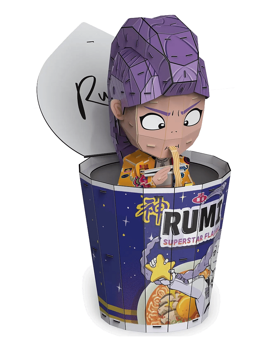 Demon Hunters - KPDH 4D Build Ramen Cup Rumi - 3d-pussel - multi - 5