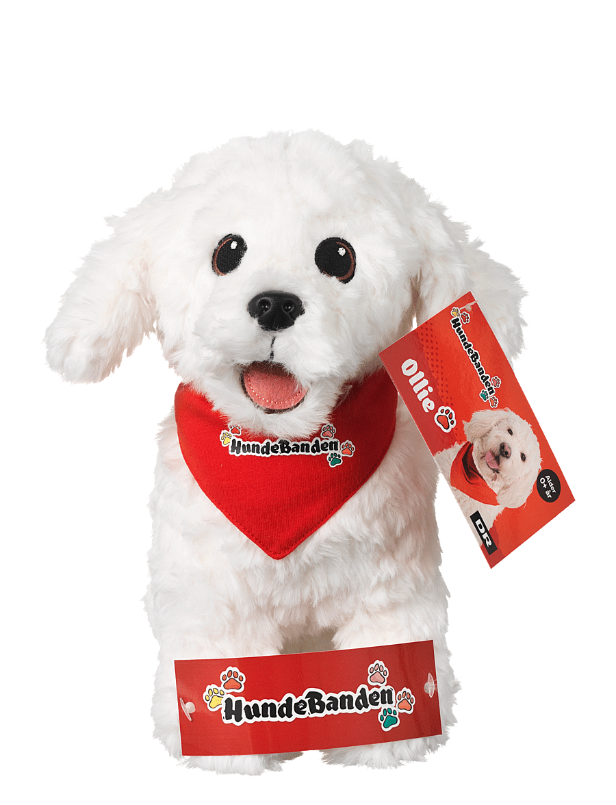 MAKI - DR Hundebanden Ollie, Plys 26 Cm - tøjdyr - multi - 0