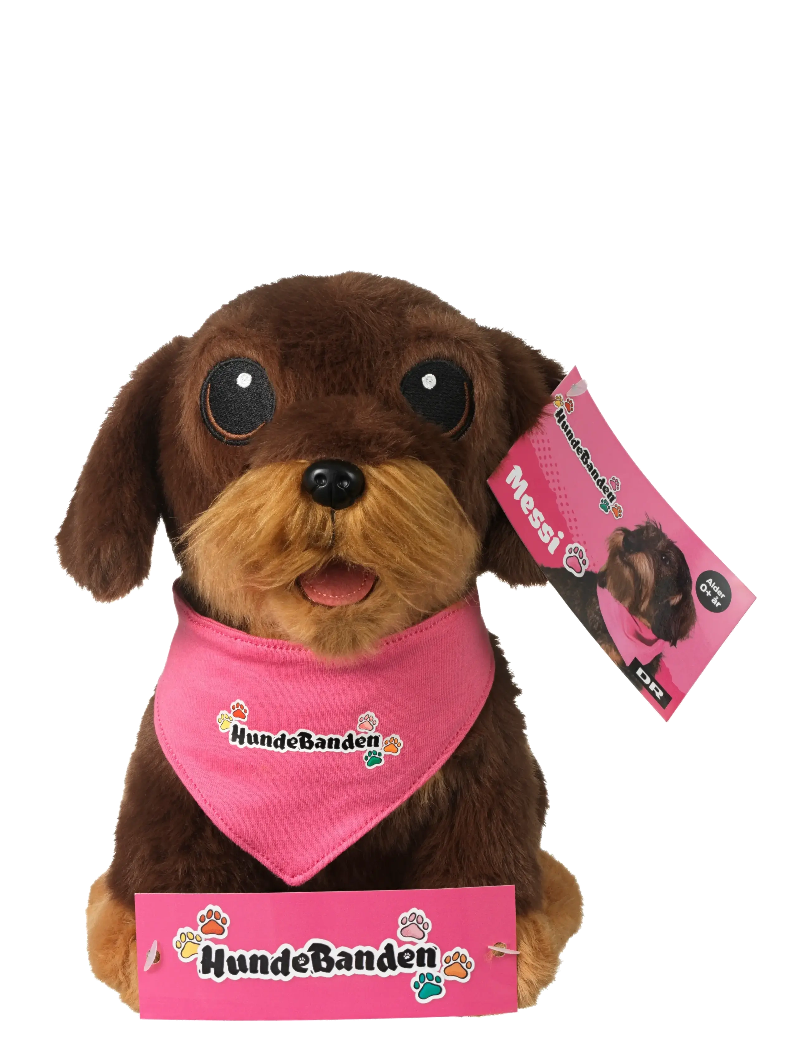 MAKI Dr Hundebanden Messi, Plys 24 cm, One Size, Brown, Soft Legetøj > Stuffed Animals, Børn