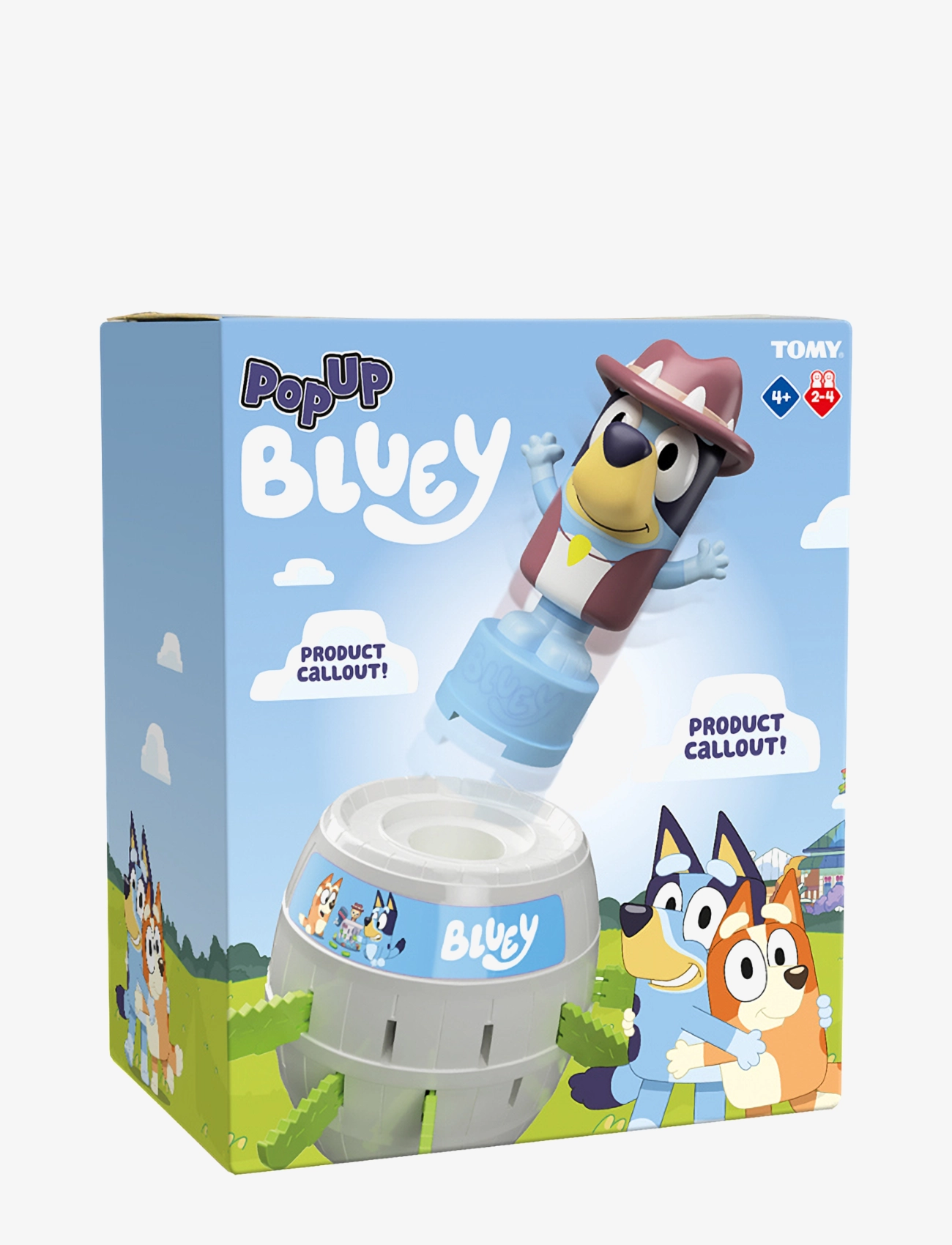 Bluey Pop-Up Bluey, One Size, Multi/patterned, Spil > Brætspil, Børn