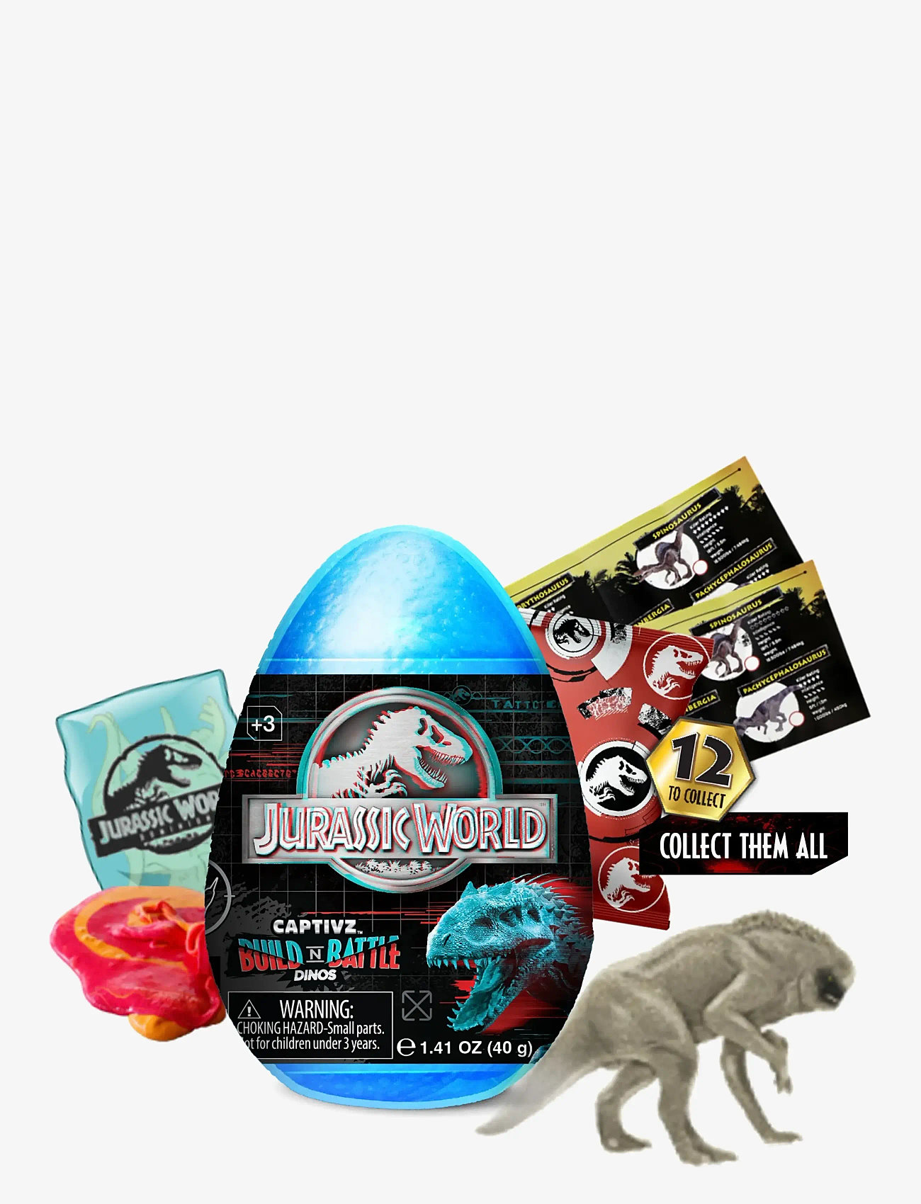 Jurassic World - Jurassic World Slime Egg Science Gone Wrong Asst. - slajm - multi - 0