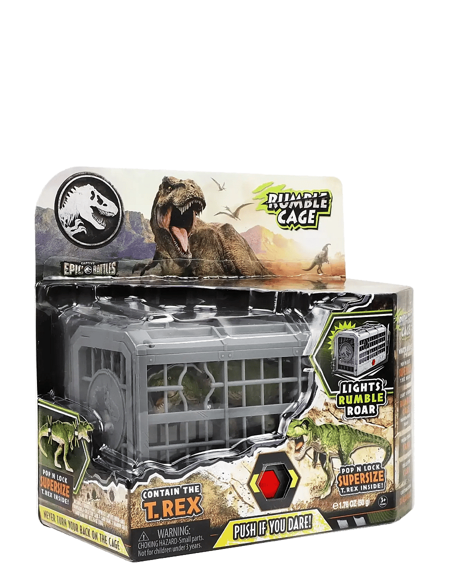 Jurassic World - Jurassic Rebirth Battles Rumble Cage - dýr - muti - 1