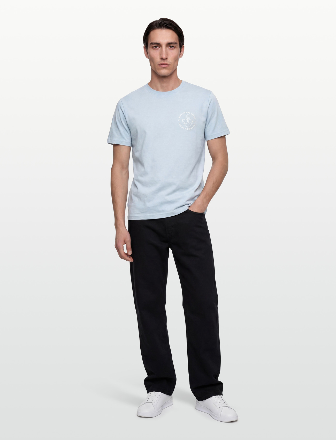 Makia Barbless T-Shirt - Navy - S 1