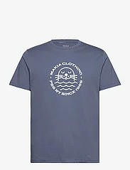 Makia - Sandö T-Shirt - kortermede t-skjorter - fog blue - 0