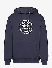 Makia - Sandö Hooded Sweatshirt - sporta džemperi - dark navy - 0