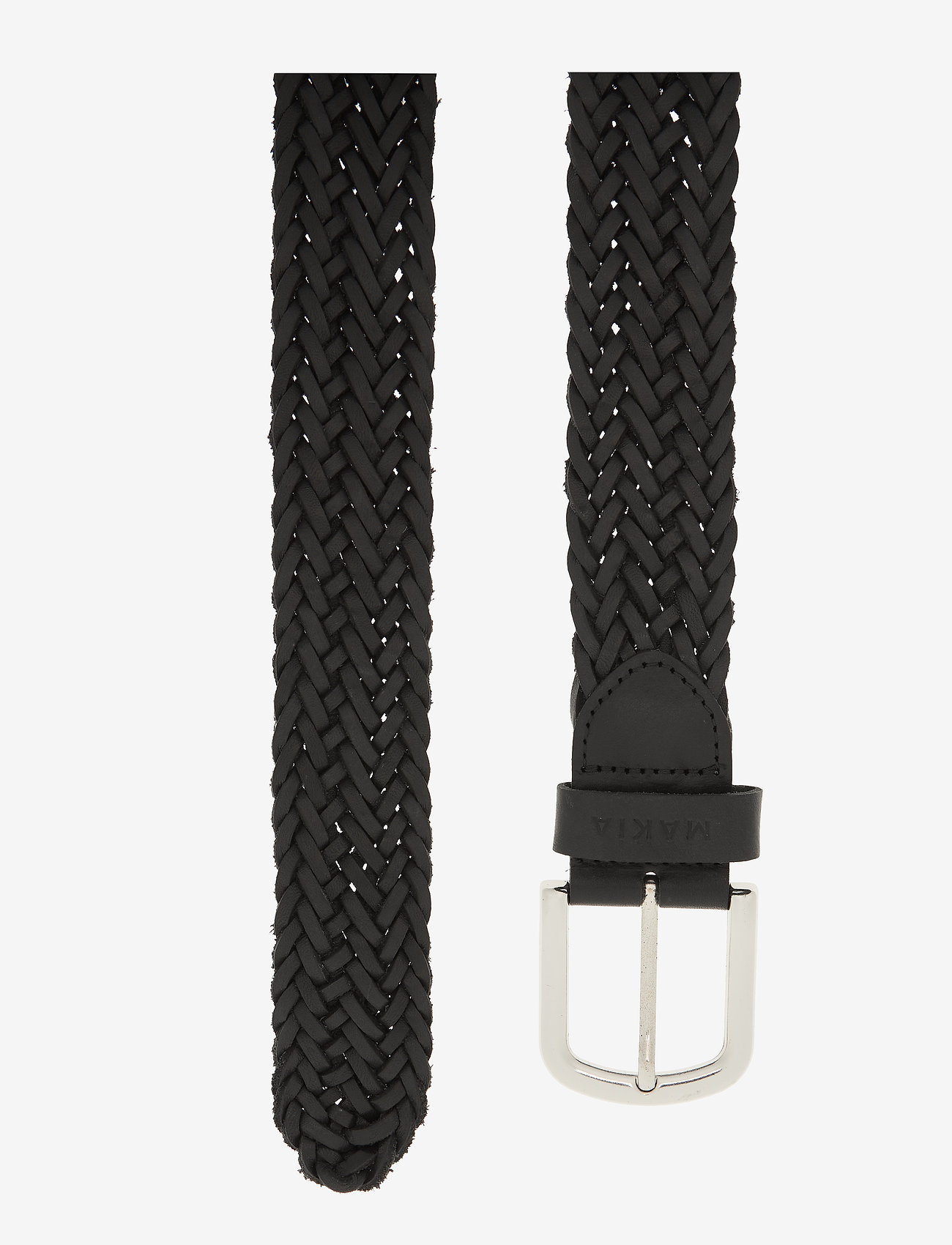 Makia - BRAIDED LEATHER BELT - black - 1