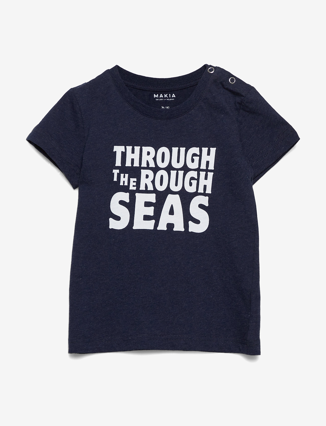 Makia - Bold T-Shirt - navy - 0