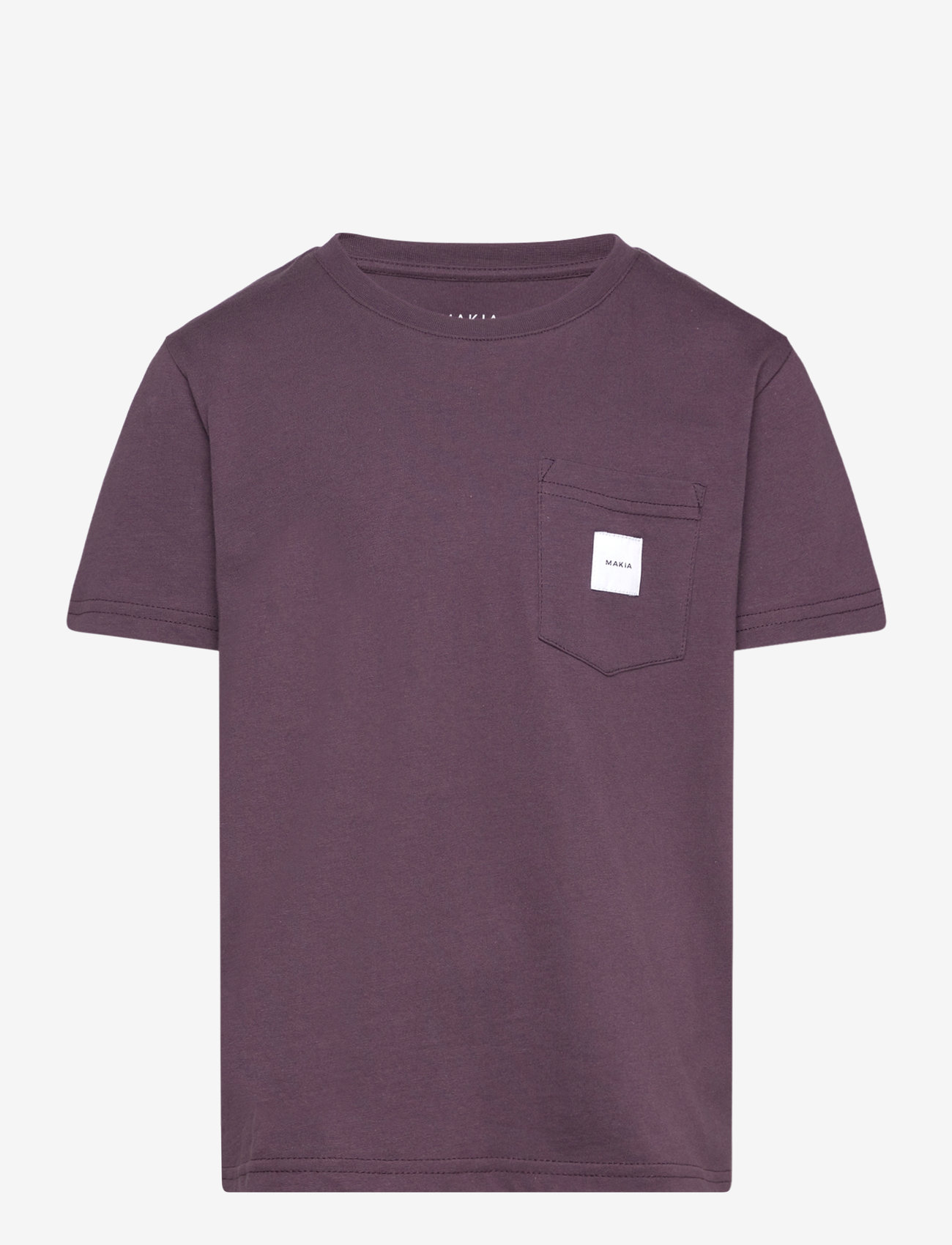 Makia - Pocket T-shirt - aubergine - 0