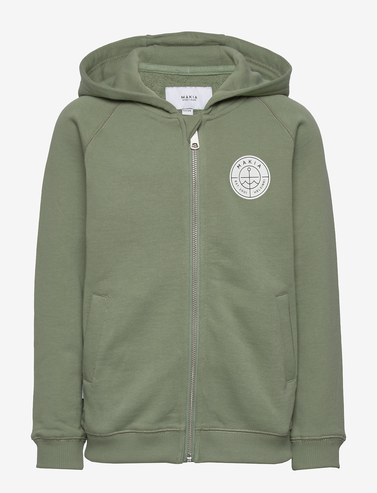 Makia - Esker Hooded Sweatshirt - olive - 0