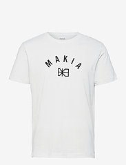 Makia - Brand T-Shirt - alhaisimmat hinnat - white - 0