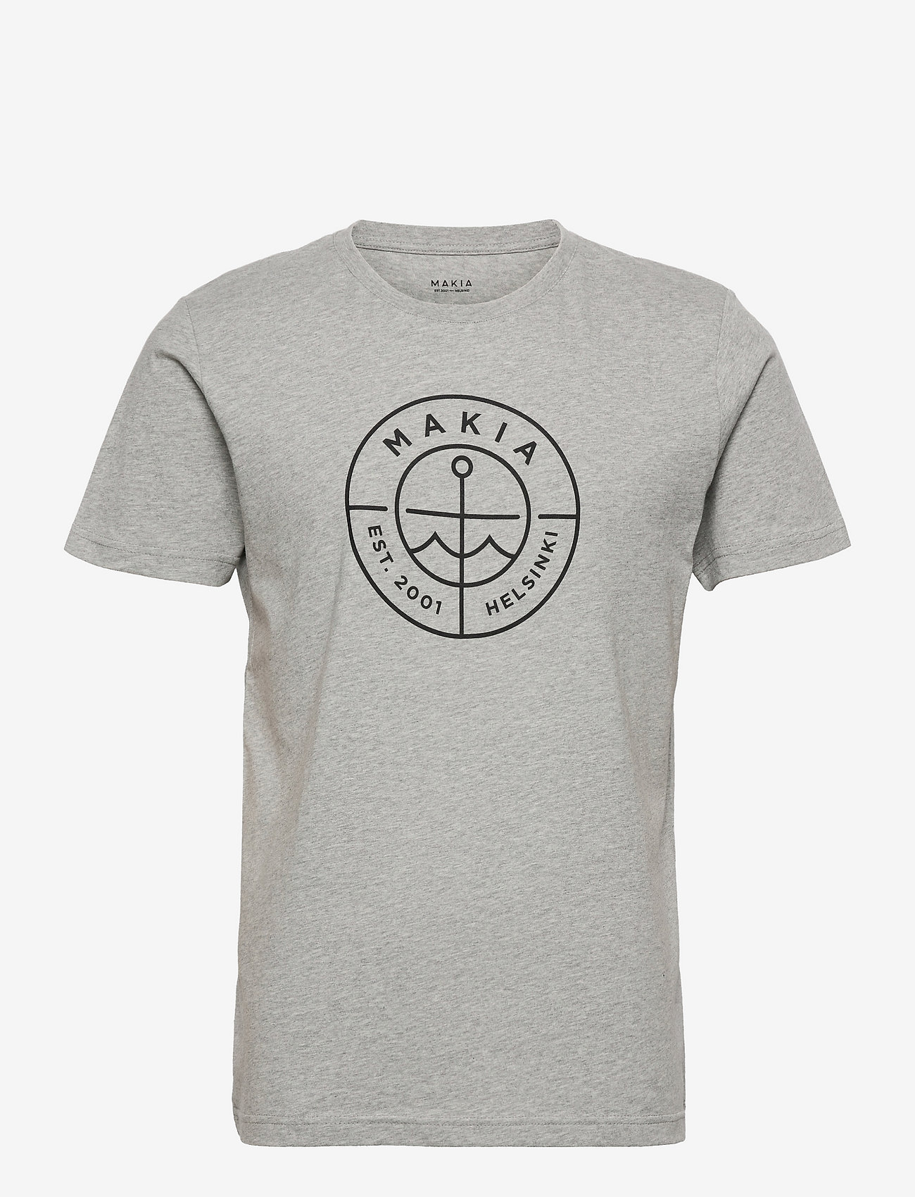 Makia - Scope T-Shirt - t-shirts - grey - 0