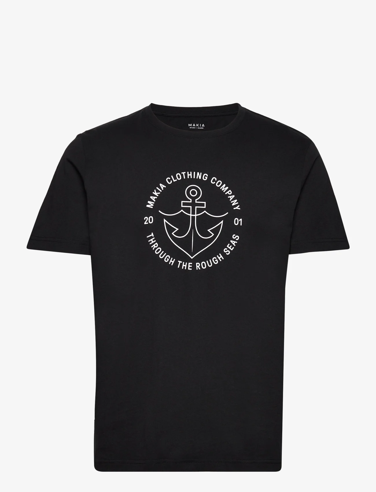 Makia - Hook t-shirt - nordic style - black - 0