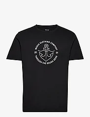 Makia - Hook t-shirt - alhaisimmat hinnat - black - 0