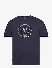 Makia - Hook t-shirt - kortärmade t-shirts - dark navy - 0