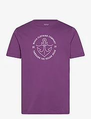 Makia - Hook t-shirt - t-shirts - purple - 0